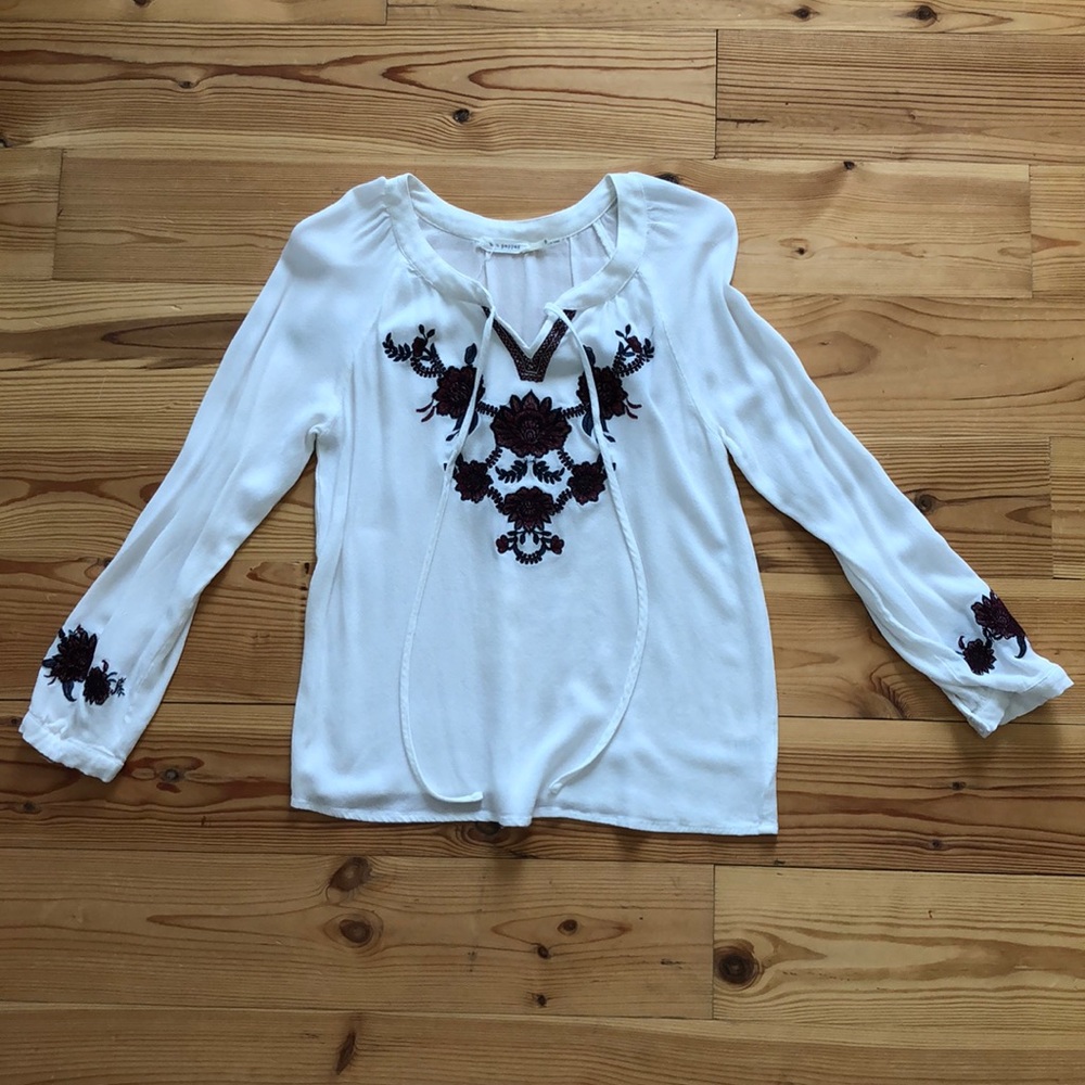 BLU PEPPER blouse | size small